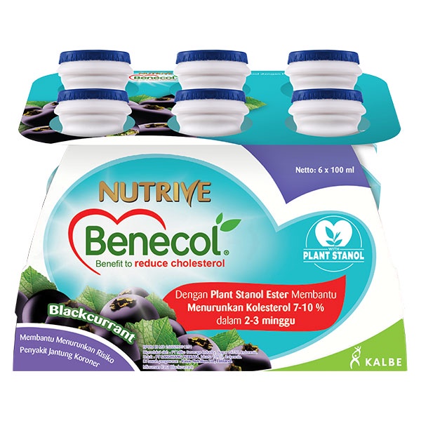 

NUTRIVE BENECOL BLACKCURRENT NO ADD SUGAR 6X100 ML