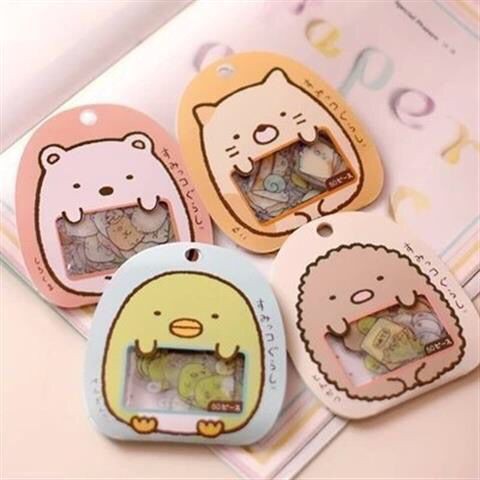 imoda 50Pcs/bag Stiker Lucu Jurnal Serpihan Scrapbooking DIY Label Dekoratif Diary Alat Tulis Album Stiker-4