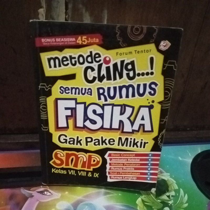 

[ preloved ] metode cling semua rumus fisika smp