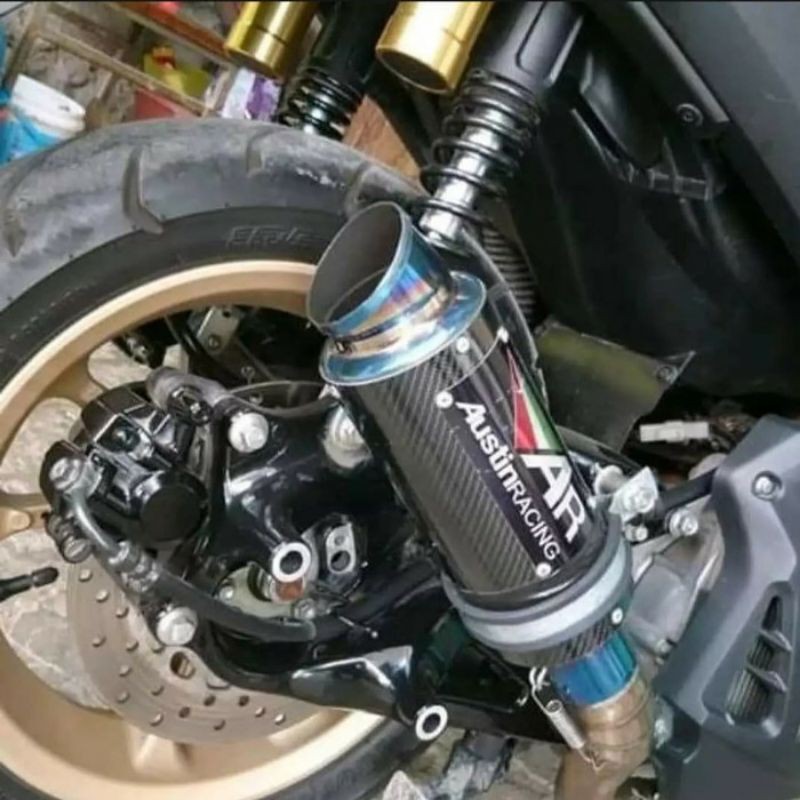 Knalpot Racing Nmax Aerox Pcx Vario Adv Lexi Scoopy Beat Mio Xmax Fullsystem Austin