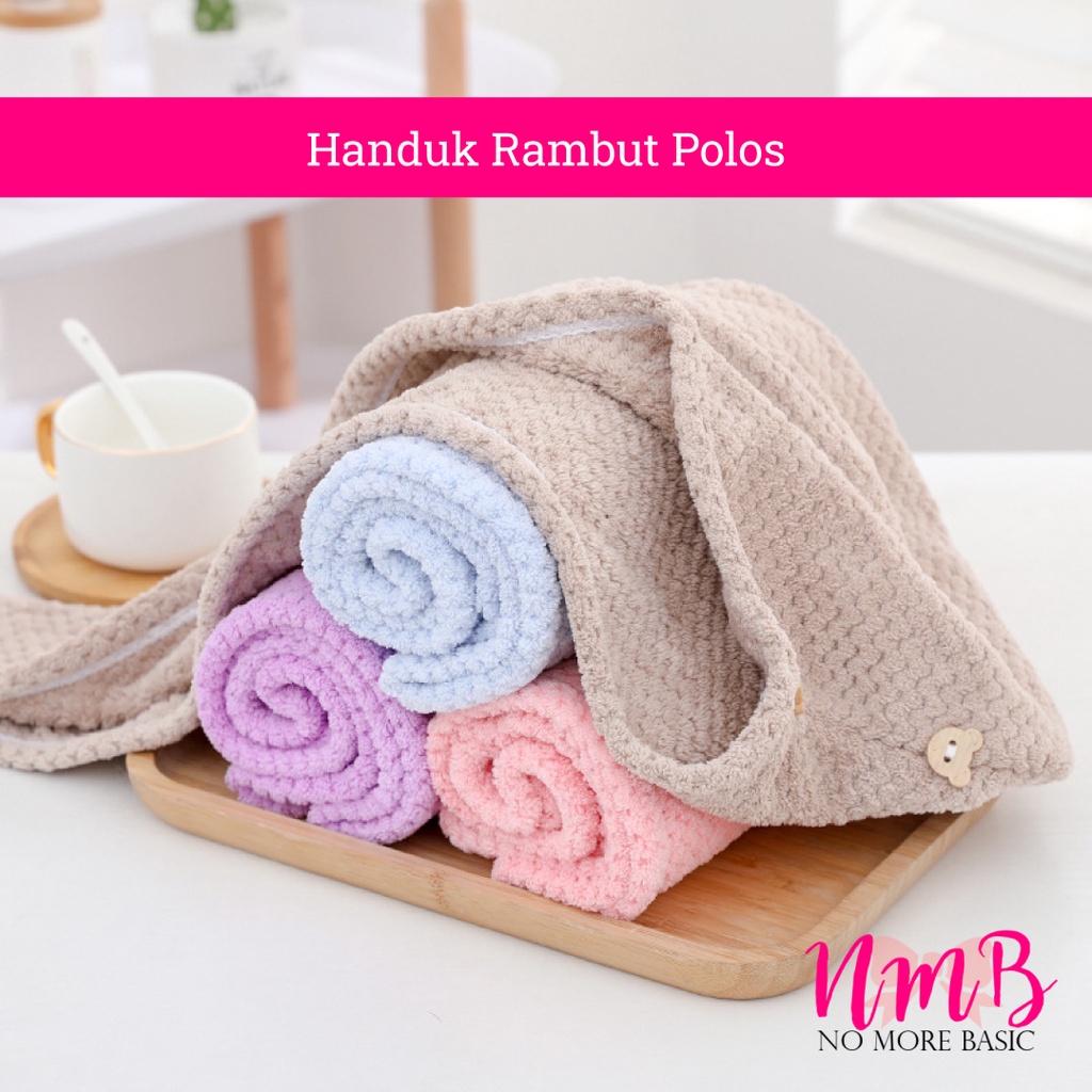 Handuk Rambut Keramas Magic Towel Cepat Kering / Quick Dry Towel