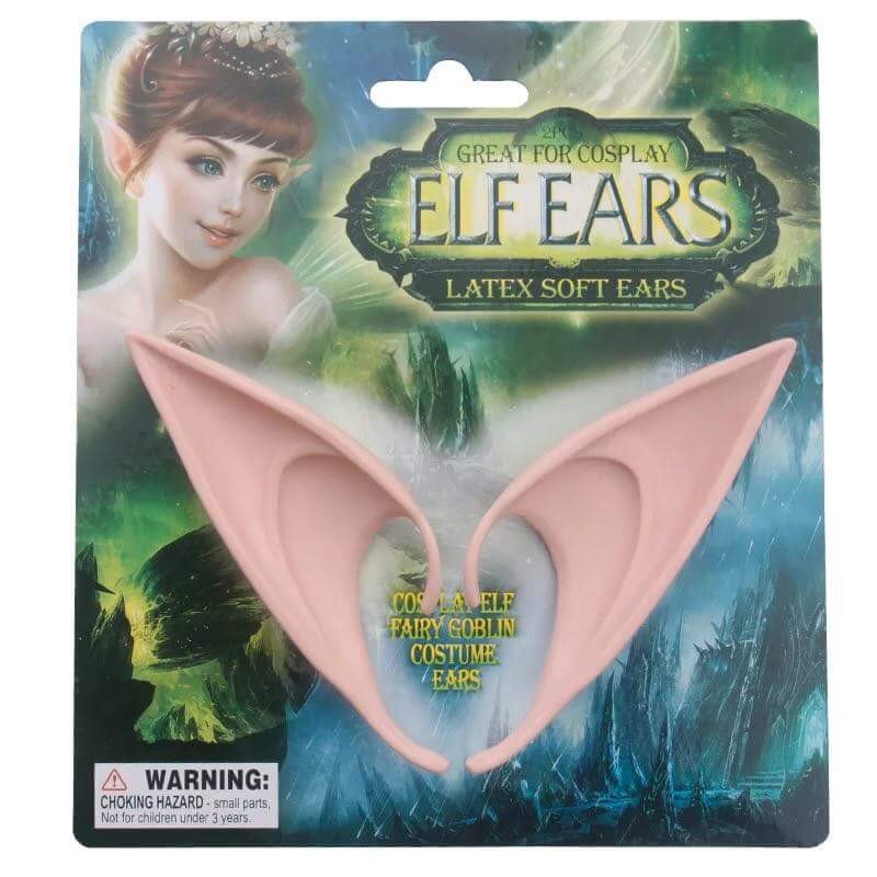 Kuping Elf Panjang Cosplay Peri Elves Ear Kostum Pesta Halloween LOTR