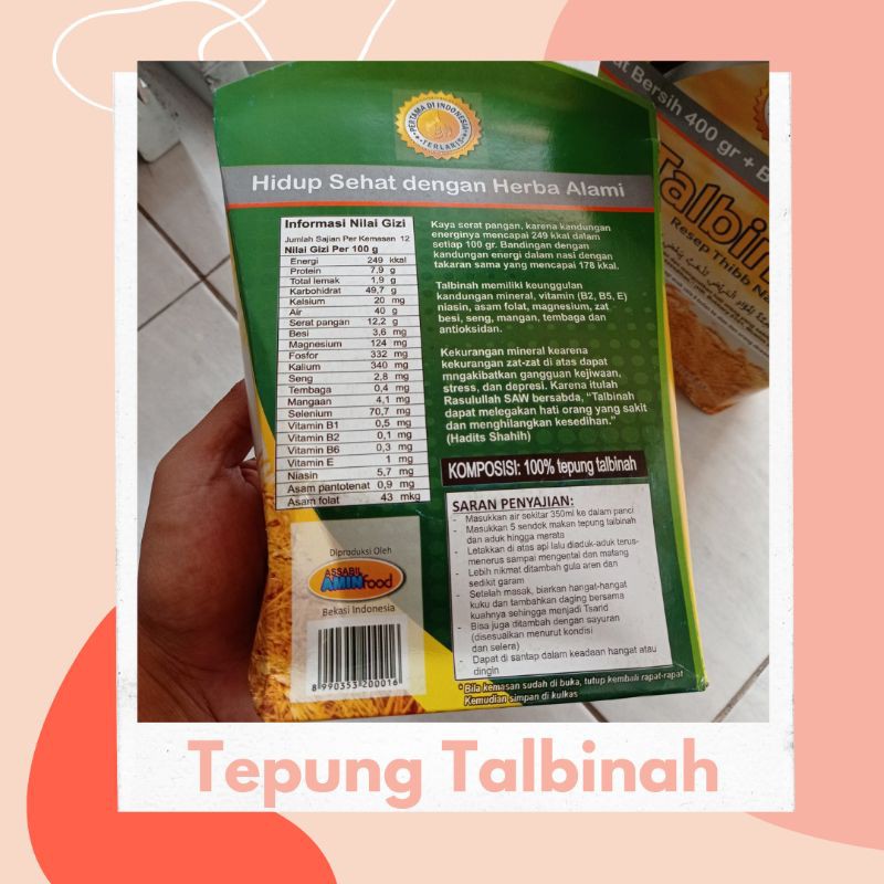 

Tepung Talbinah 400 gram + 40 gram Atasi Masalah Lambung