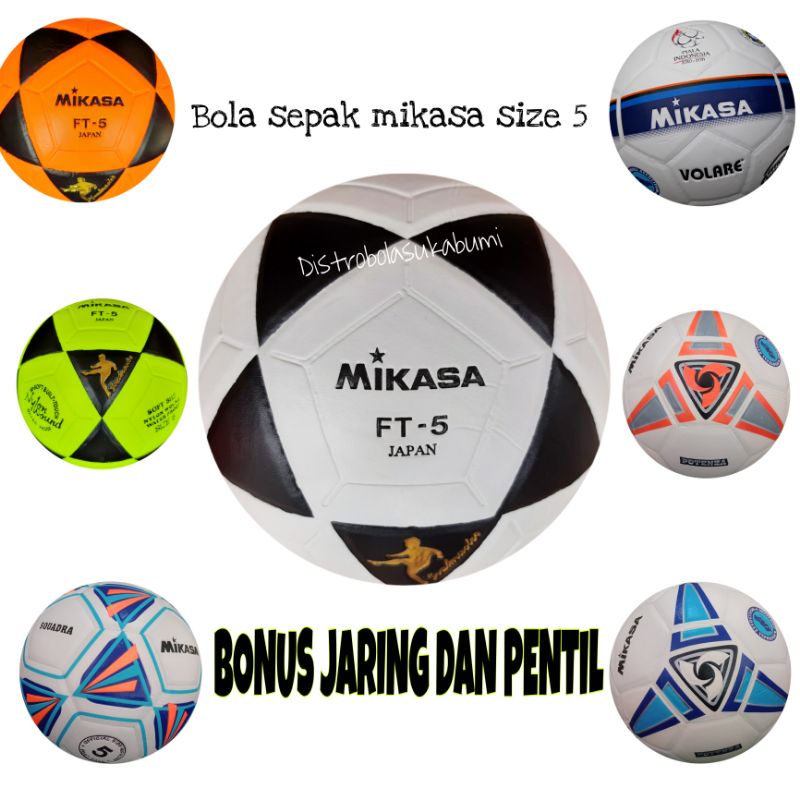 BOLA SEPAK MIKASA FT 5/BOLA SEPAK MIKASA KICK OFF SIZE 5/BOLA SEPAK MURAH