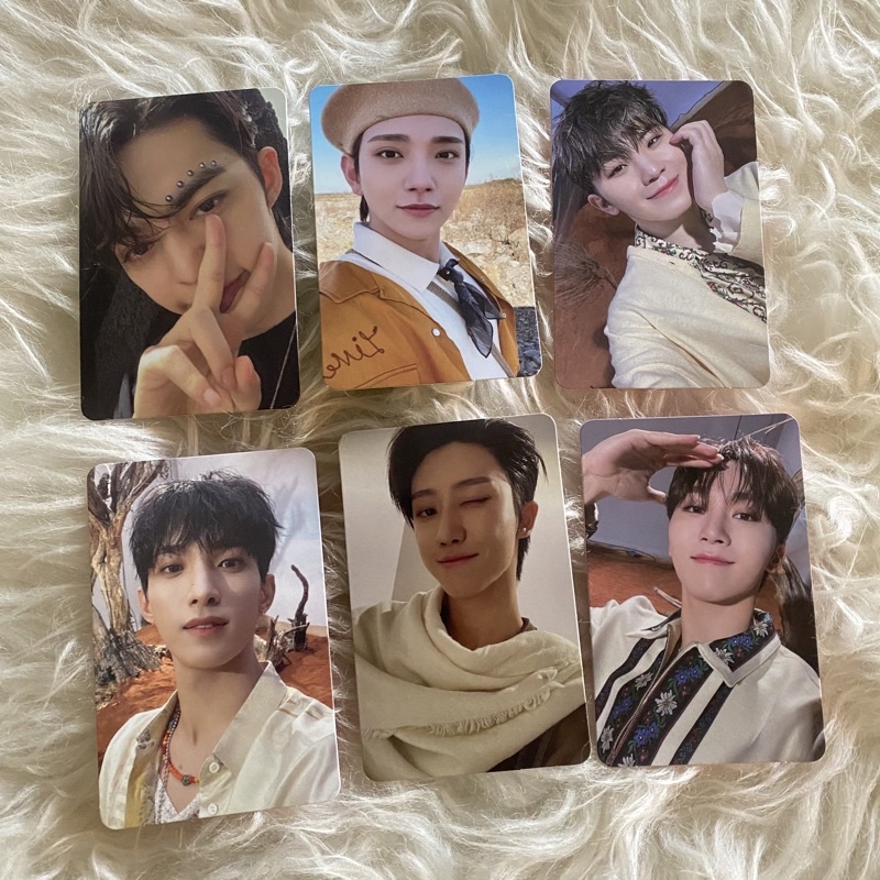 PHOTOCARD SEVENTEEN SCOUPS WOOZI DOKYEOM THE8 SEUNGKWAN FACE THE SUN RAY VERSION EP 3 PIONEER VER EP