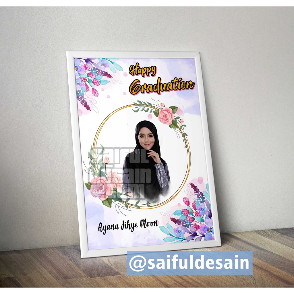 Edit Foto Ilustrasi Cetak Bingkai Desain Custom Lucu Murah 10r Shopee Indonesia
