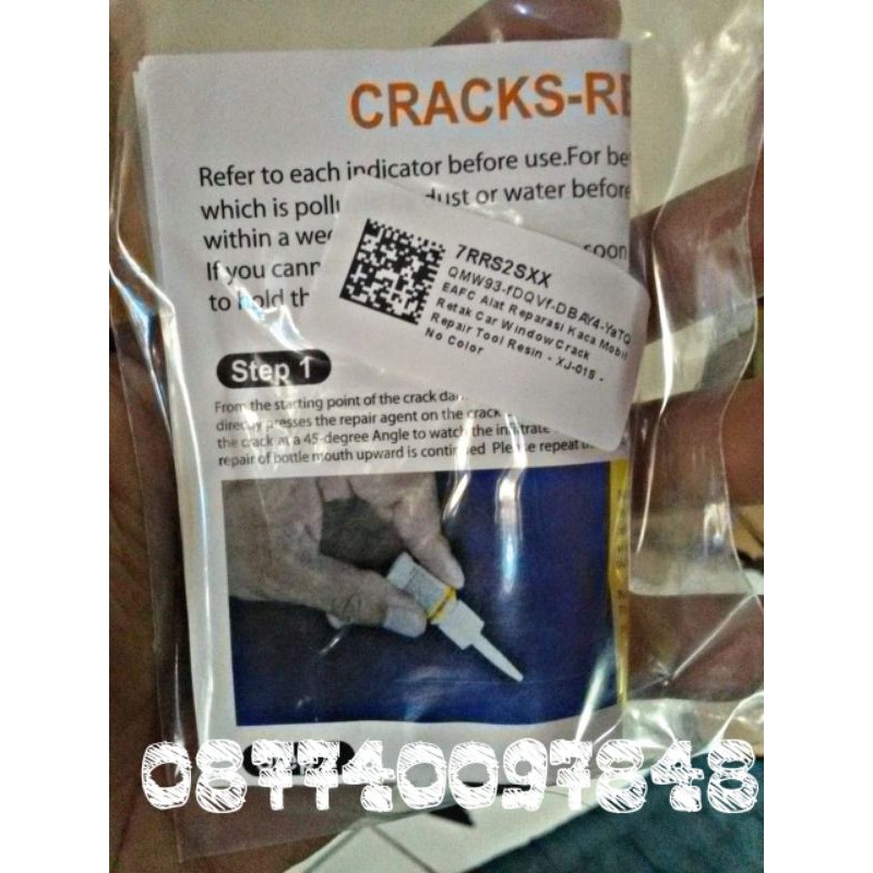 MAGIC GLUE/ LEM KACA RETAK/ CAIRAN AJAIB -UNTUK MEMPERBAIKI KACA MOBIL