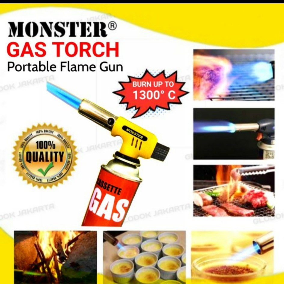 Portable Gas Torch / Flame Gun / BBQ Blow Torch / Korek 807