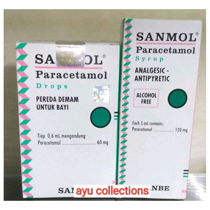 Sanmol Sirup - Obat Demam, Sakit Gigi Anak