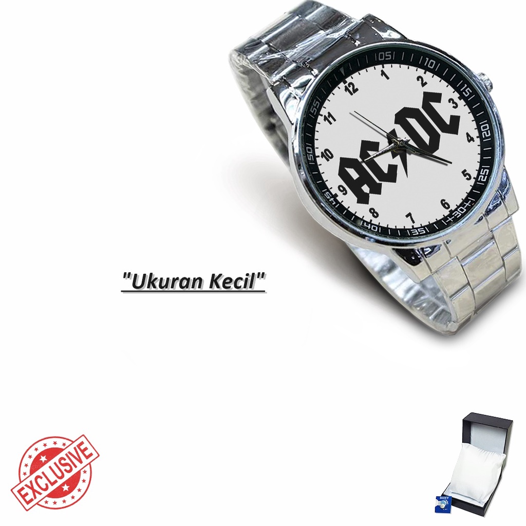 Jam Tangan Rantai Couple AC/DC BAND - 1 (Awesome)