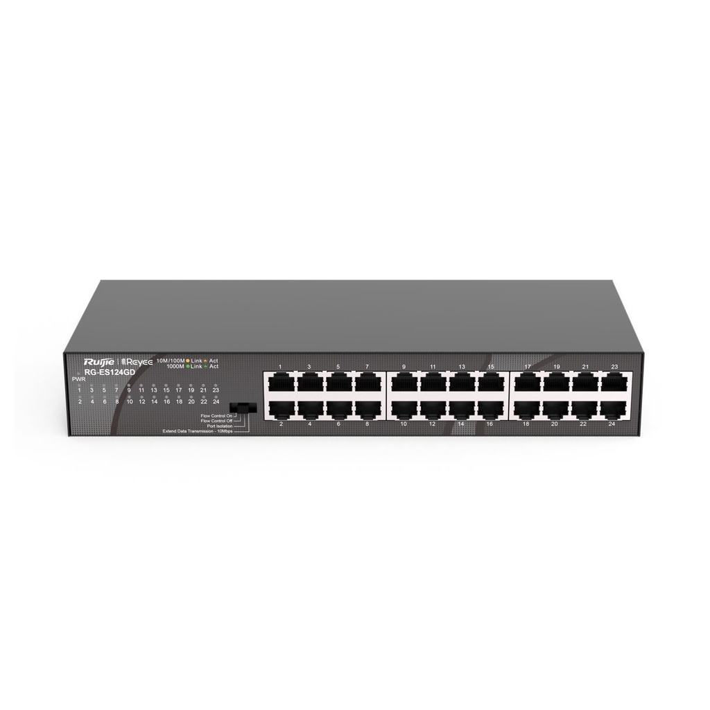 RUIJIE REYEE RG-ES124GD 24 Port Gigabit Unmanaged Metal Switch