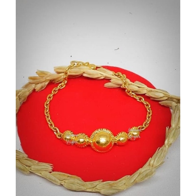 Gelang 10 gr LM 24 k Emas London 99,9 % Lumiana Siregar Mas Toba