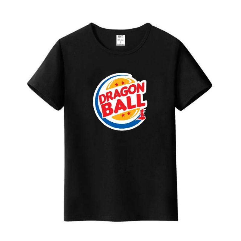 Kaos DRAGON BALL BURGERKlNG | Kaos Distro | Kaos Pria Wanita | Kaos Murah Pendek | Kaos Cewek Cowok