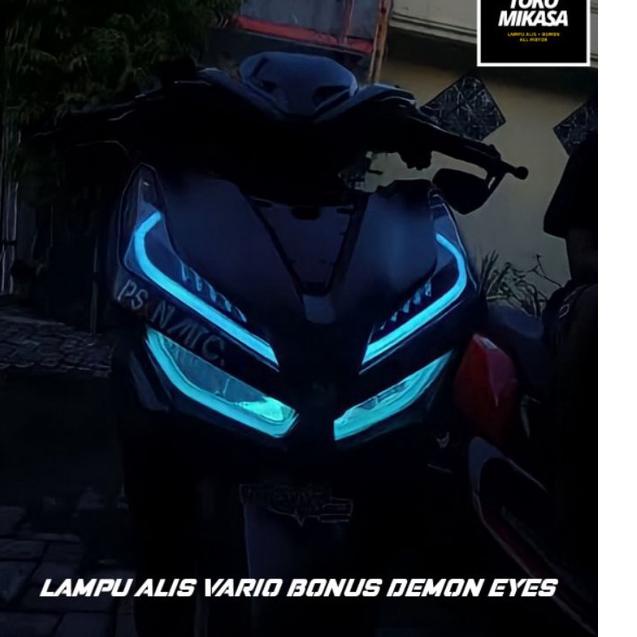 LANGSUNG KIRIM.. SEPAKET LED ALIS VARIO 125 150  & DEMON EYES BERKUALITAS