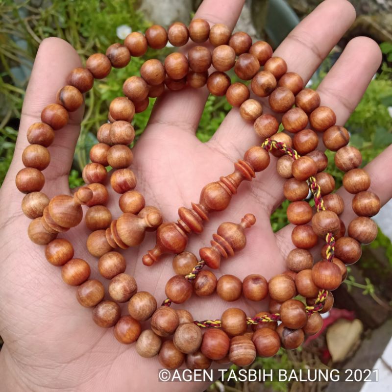 Tasbih Kayu Raja/Kayu Agatis Super!!8mm ORIGINAL!!