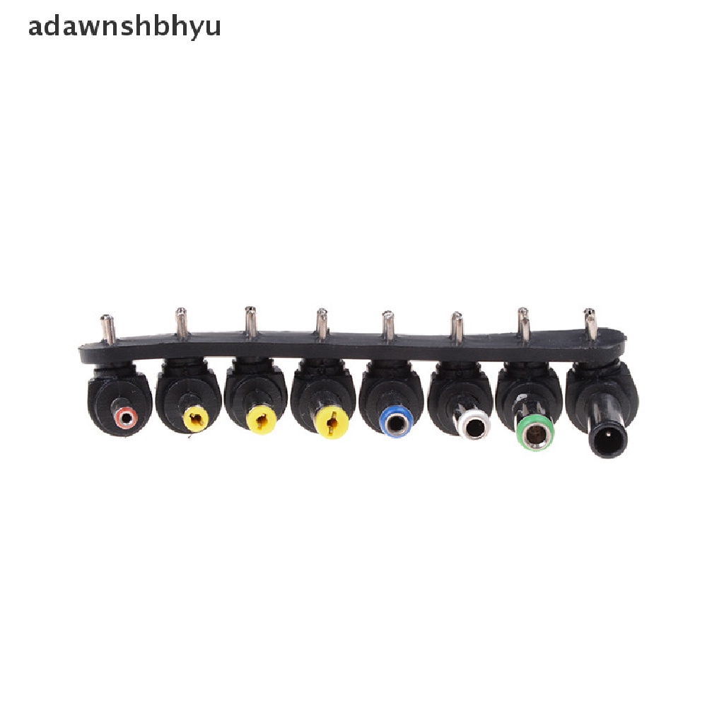 Adawnshbhyu 8pcs/Set Untuk PC Notebook Laptop Universal Power Adapter Plug Charger Konektor