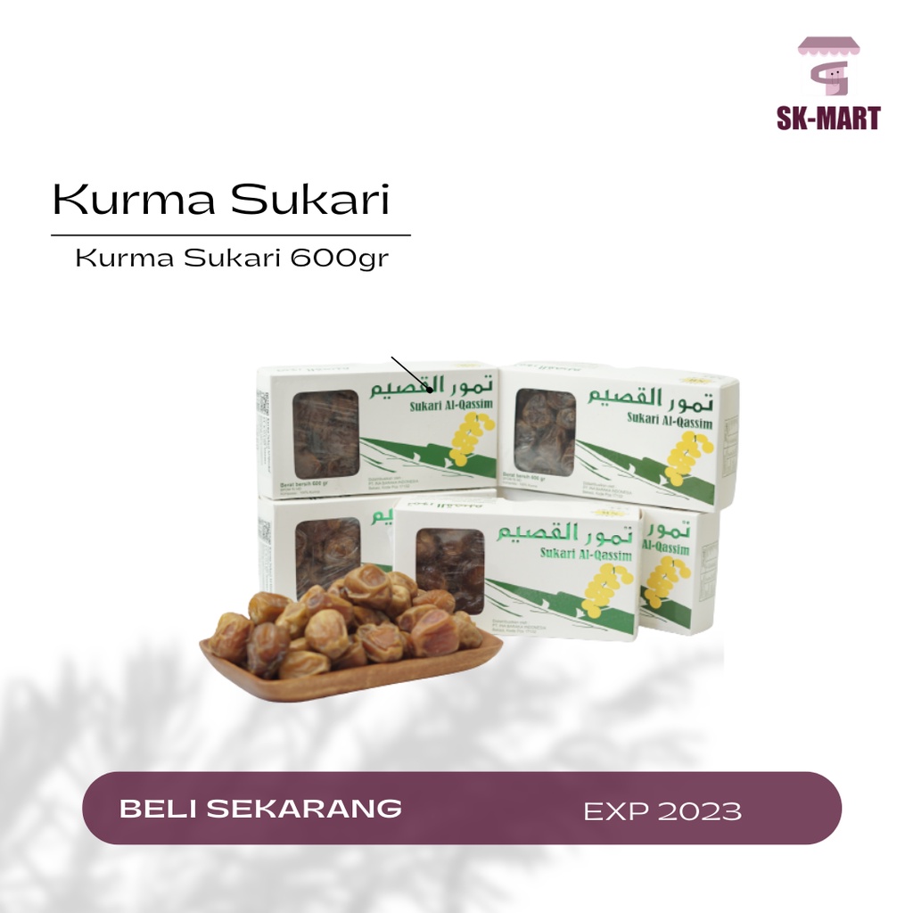 

KURMA SUKARI / KURMA RAJA AL-QASSIM 600GR