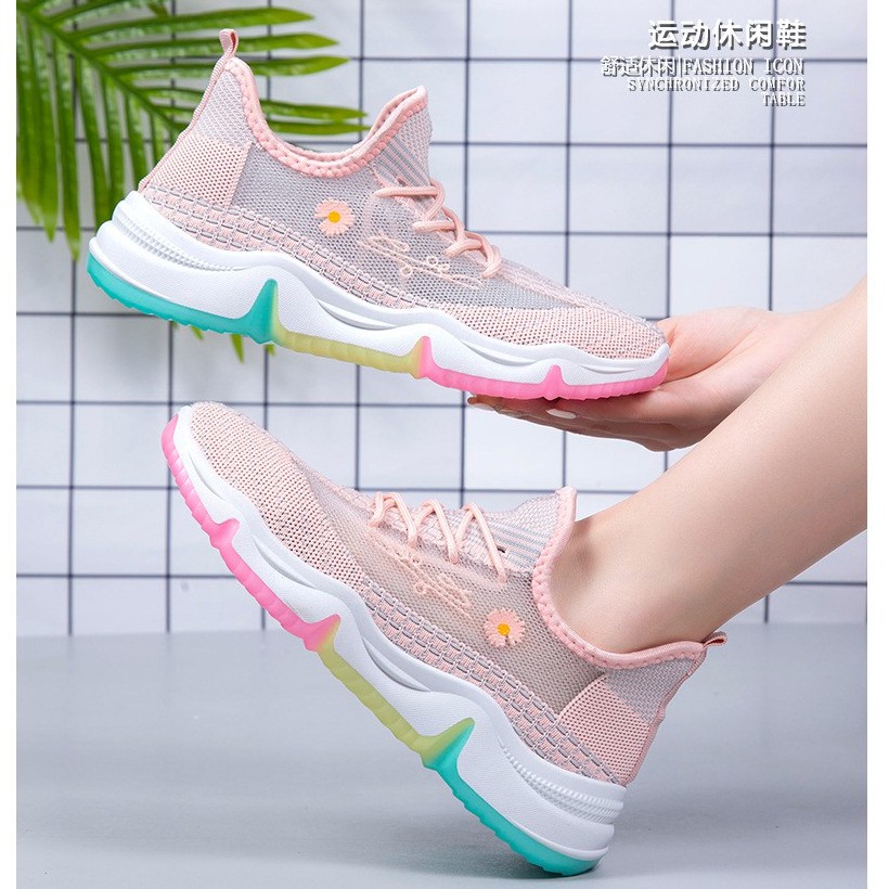 TBIG [COD] Size 36 - 41 Sepatu Casual Daisy Sepatu Wanita Import Sepatu Kuliah Kerja Sport