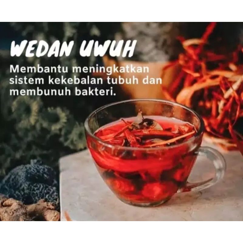 

wedang uwuh batu siap seduh/herbal tradisional 10 pcs