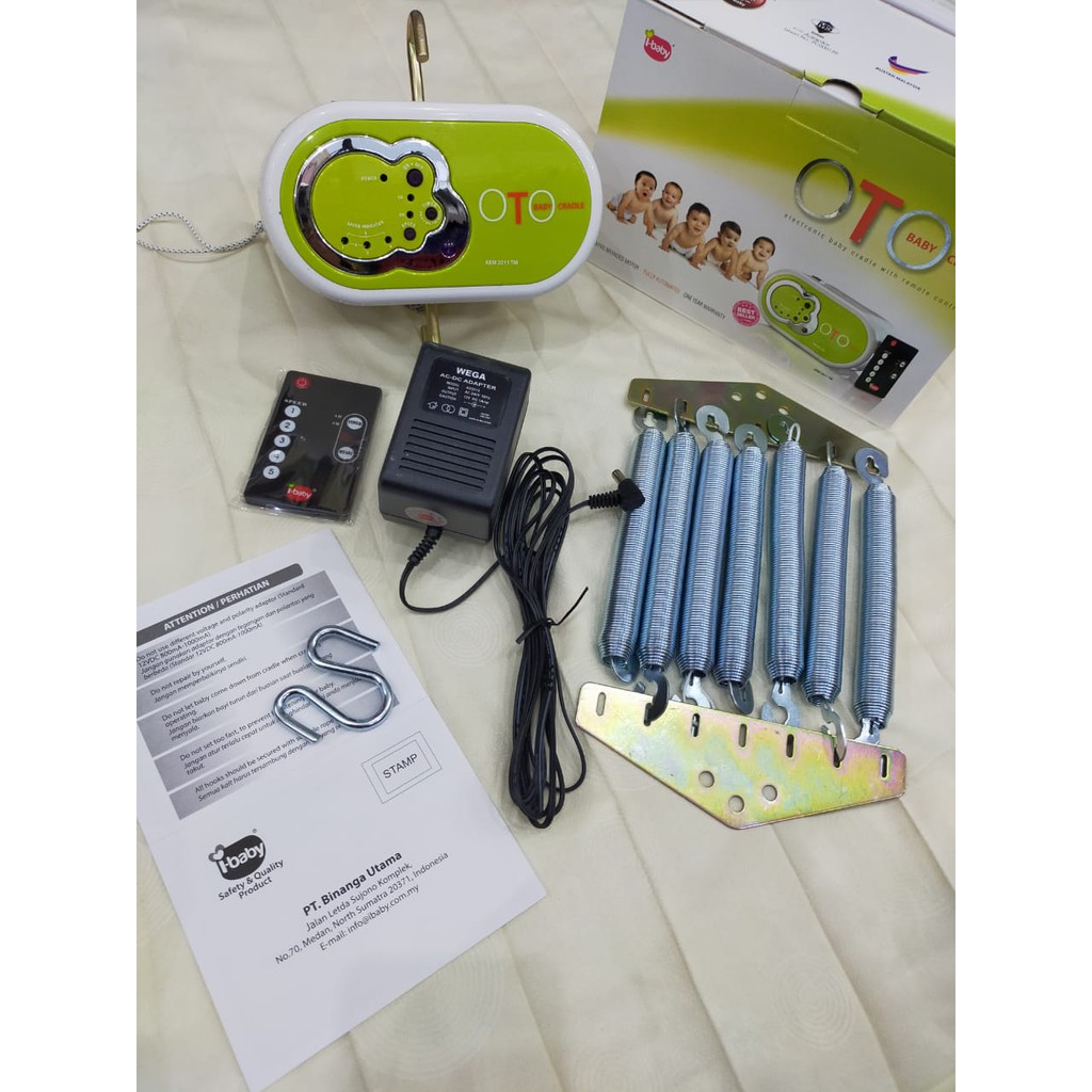 MESIN AYUNAN LISTRIK BAYI OTO IBABY remote