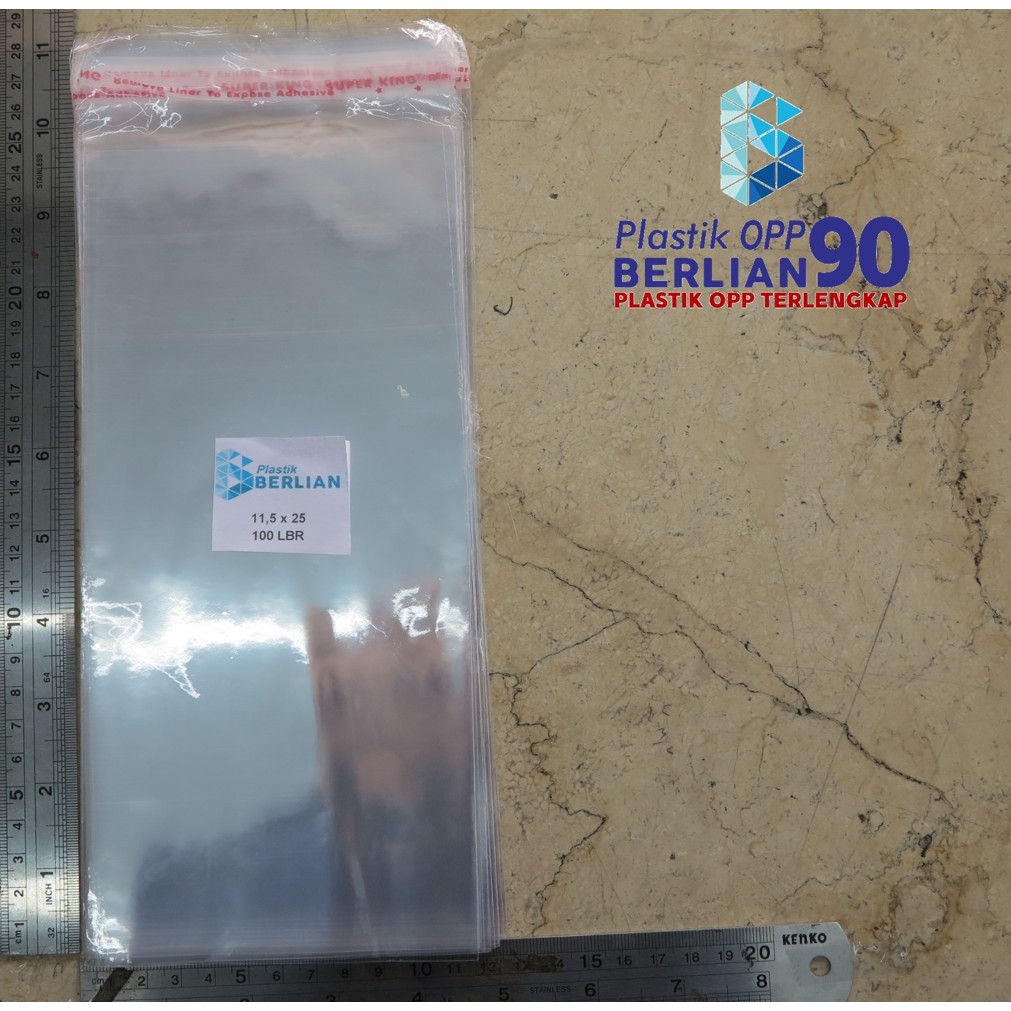 

PLASTIK OPP 11,5 X 25 CM 20 MIC / PLASTIK SOUVENIR / PLASTIK AKSESORIS
