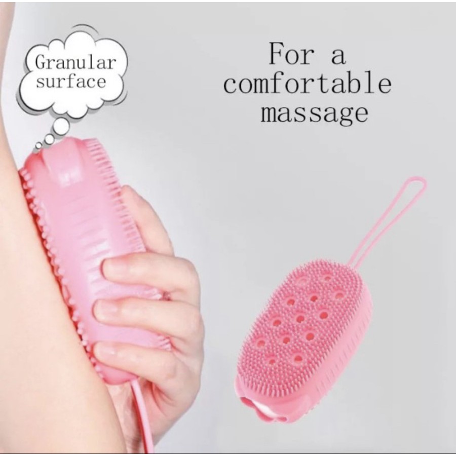 Sikat Mandi Silikon - Bath Brush Bubbles