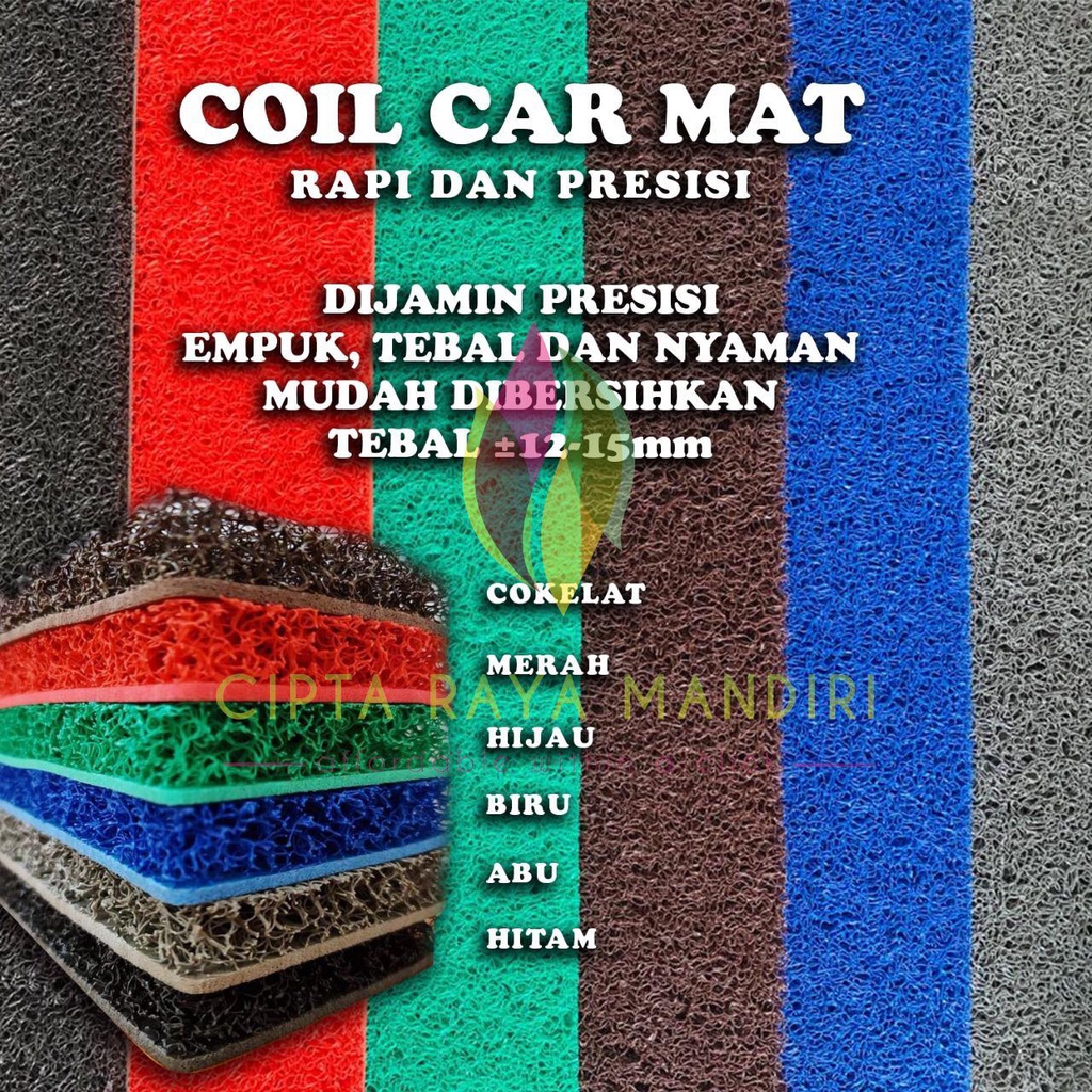 Karpet Mobil Premium TOYOTA Calya FULL Bagasi 1 Warna