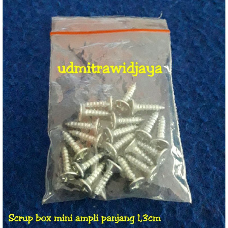 Baut sekrup box baut scrup box mini ampli scrup box ampli scrup JF 13mm 1pack 20pcs