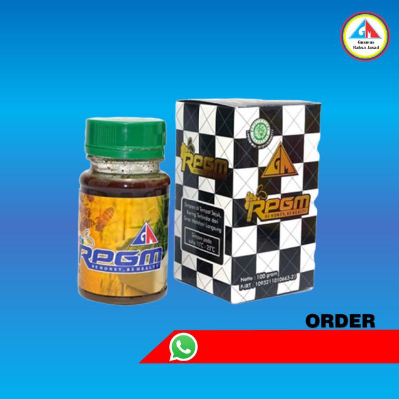 RPGM/ Madu Herbal, Royal Jelly, Mengatasi lambung, Luka, Gula darah