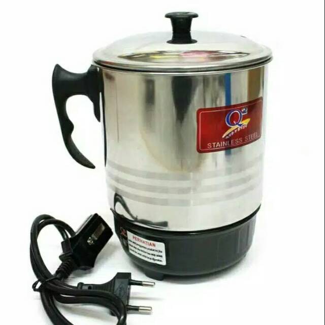 Mug masak  air  Q2 alat masak  air  listrik stainless Murah 