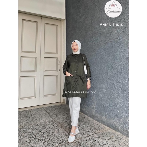 TUNIK ANISA/ATASAN WANITA FIT TO XL