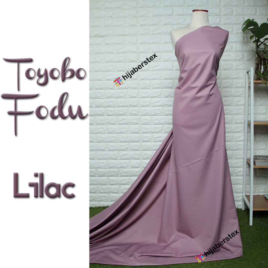 1/2 Meter Kain TOYOBO FODU Lilac (ecer warna)