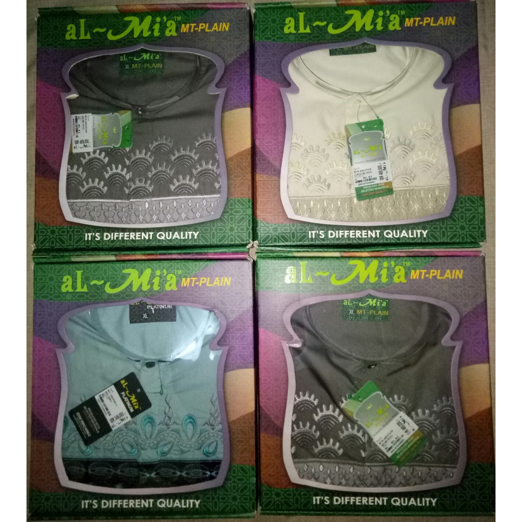 Baju KOKO al Mia MT-PLAIN Lengan Pendek Murah - Exclusive