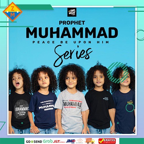 Kaos Anak Seri Nabi Muhammad Katun Bambu