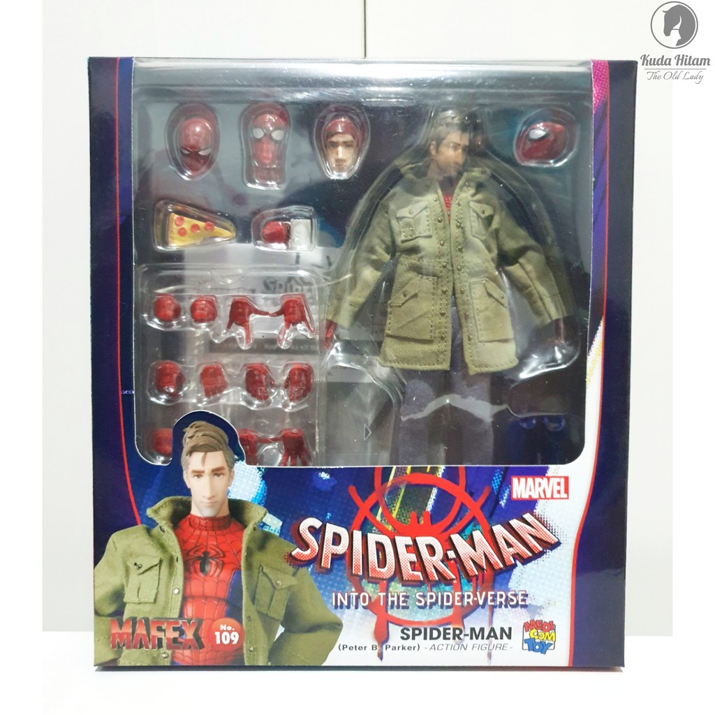 Medicom Toy Mafex 109 Spiderman Peter B Parker Into The Spider Verse