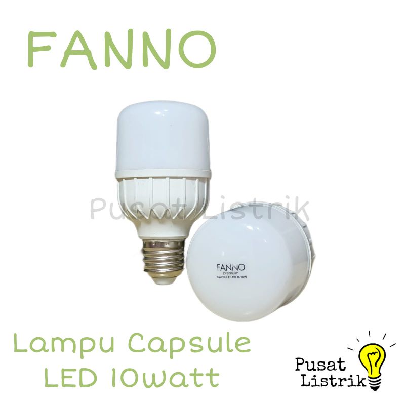 Lampu Capsule LED 10watt Putih Fanno Lampu Bohlam LED 10w