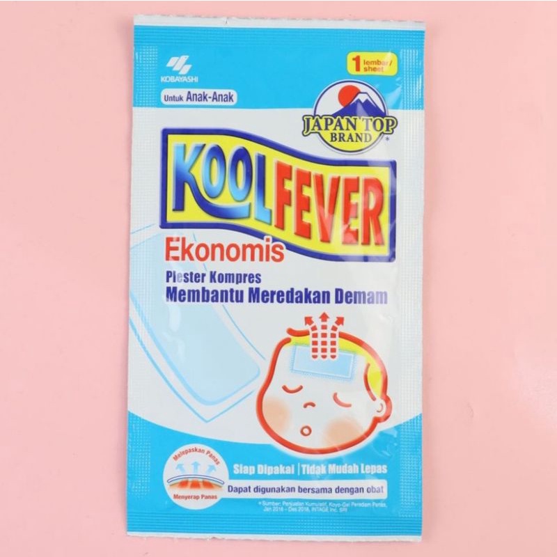 KOOLFEVER Plaster kompres penurun demam bayi dan anak