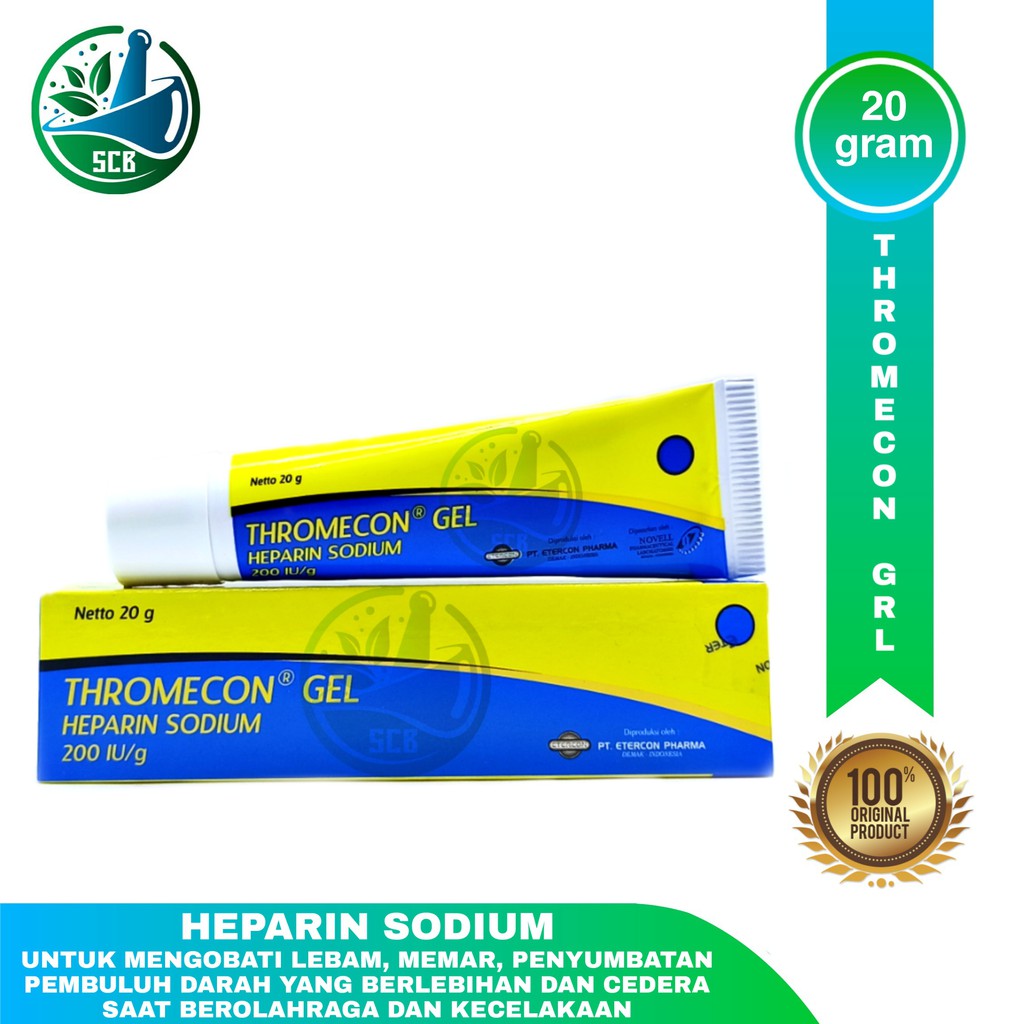 THROMECON GEL - Heparin Sodium - Isi 20 g