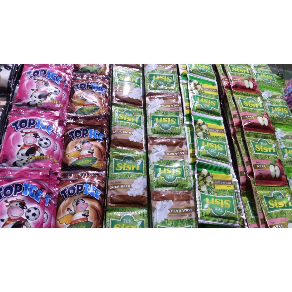 

Top ice es minuman coklat melon susu renceng