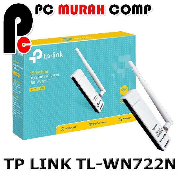 TP-LINK 150MBPS HIGH GAIN WIRELESS USB ADAPTER ~ TL-WN722N