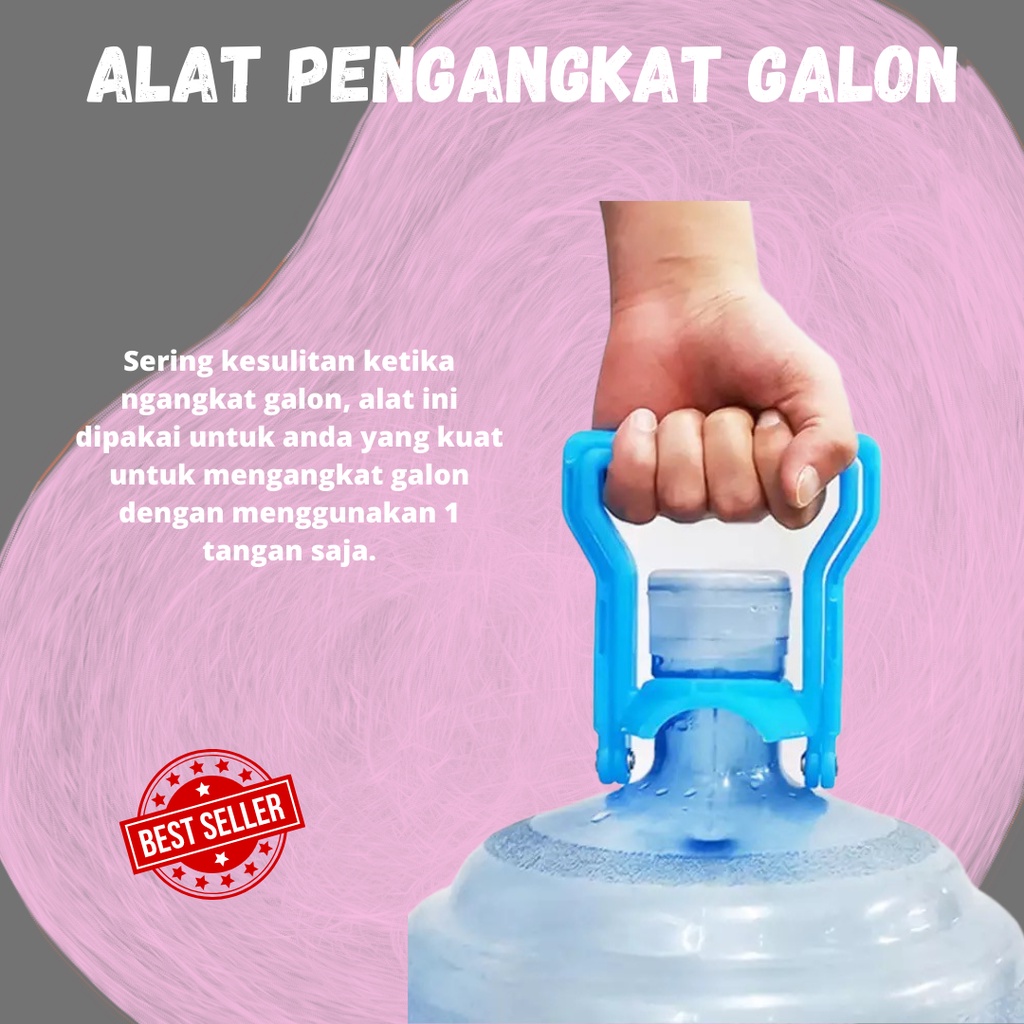 HARGA PROMO!! Jepitan Galon Air Alat Bantu / Pengangkat Galon Holder Pegangan Aqua