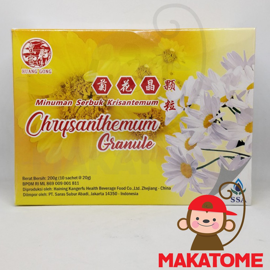 

Huang Gong Chrysanthemum Granule 10 sachet 200gr teh bunga 200 gr SSA saset saras subur abadi krisan