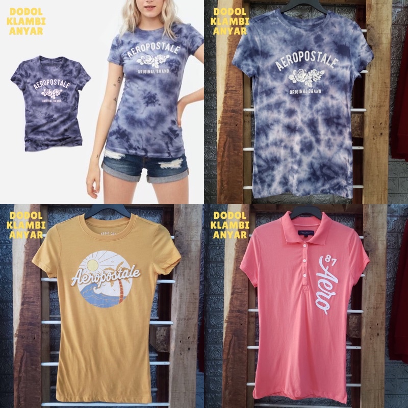 Kaos Tiedye Tie Dye Aeropostale / Kaos Cewek Wanita Perempuan Aeropostale