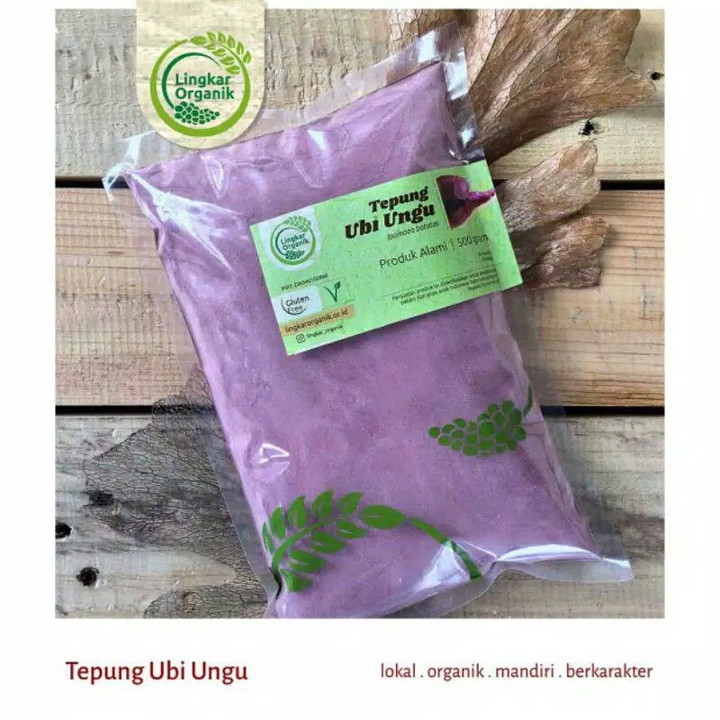 

Lingkar organik tepung ubi ungu 500 gr