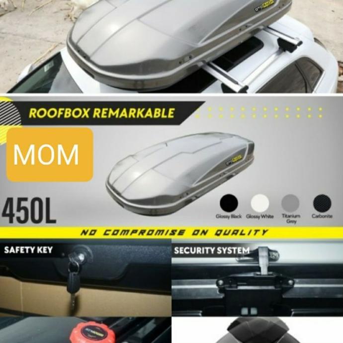 Zz Otorack Roofbox / Roof Box Tipe Remarkable Otoproject 450L War