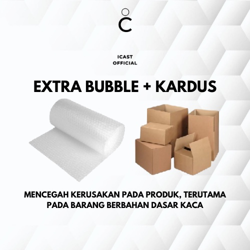 

Extra Kardus + Bubble Wrap