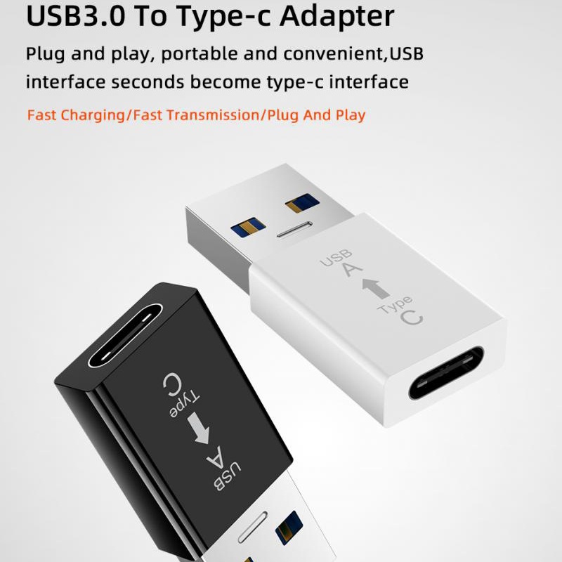 1pc Adapter Konverter Konektor USB 3.0 Male Ke USB 3.1 Tipe-c Female