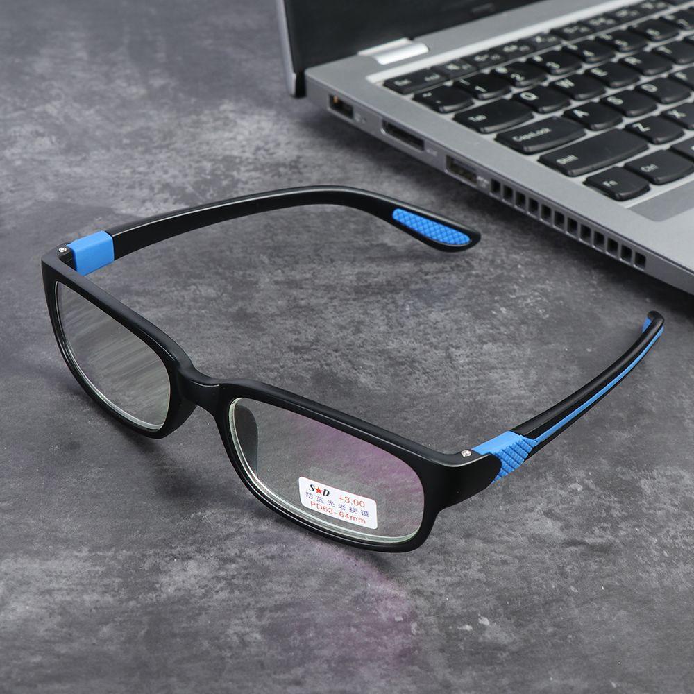 Populer Kacamata Presbyopia Unisex TR90 Ultralight Baca Pembesar Eyewear