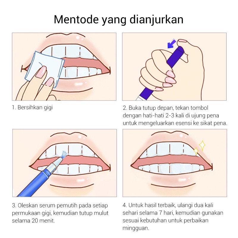 Breylee Teeth Whitening Powder Odol Pemutih Gigi dan Karang Gigi | Teeth Whitening Pen &amp; Powder