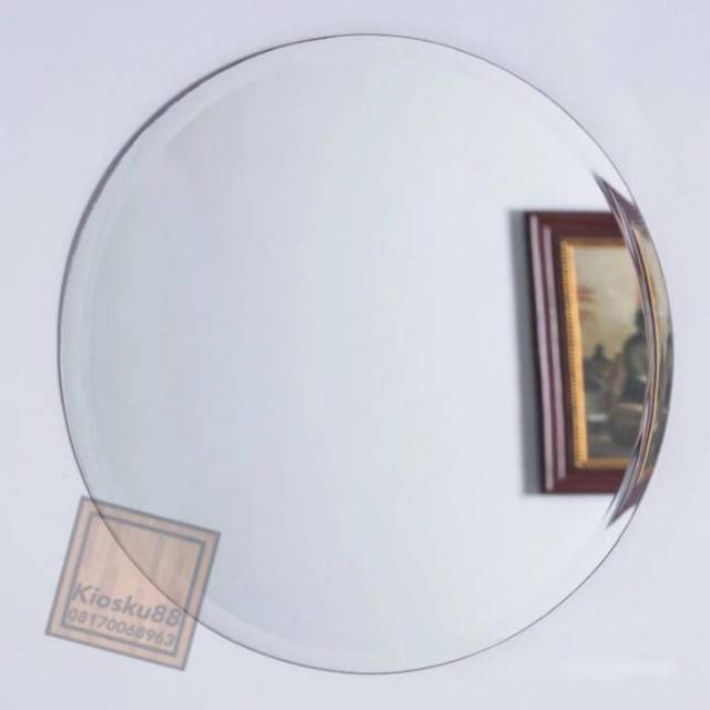 Cermin Bulat Bevel Gantung Dinding Rias Dekorasi